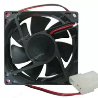 Kipas/Fan Komputer/Computer/CPU/PC 8cm Hitam