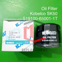 Oil Filter Kobelco SK50 S19100-65001-1T  Filter Oli SK75-11 Filter Oil