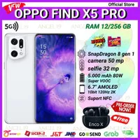 OPPO FIND X5 PRO 5G 12/256 GB GARANSI RESMI OPPO INDONESIA