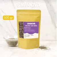 Granova - Chia Seeds Hitam Organik Paraguay 500gr / Black Chia Seeds