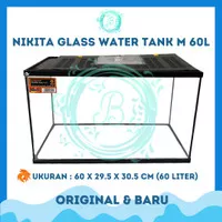 Aquarium Nikita 60 cm Aquarium Ikan Hamster Reptil Aquarium Kaca