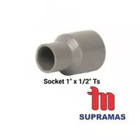 Verlop Sok / Reduser Socket / Increaser PVC 1 x 1/2 TS