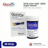 strip Gluco Dr super sensor AGM-2200 tes gula darah