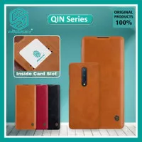 ONEPLUS ONE PLUS 8 CASE NILLKIN QIN LEATHER CASING HARD FLIP COVER PC