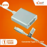 Kabel USB 3.1 Type C To VGA Converter NYK Original