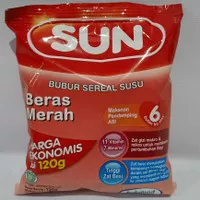 Bubur Sereal Bayi SUN Beras Merah kemasan 120Gr (harga ekonomis)