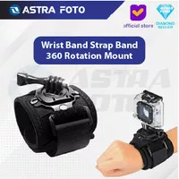 Wrist Band Strap Band 360 Rotation Mount for GoPro Bpro Sjcam Xiaomi