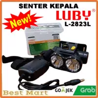 Luby L-2823 Senter Kepala Super Terang LED L-2823