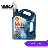 Oli Shell Helix HX7 Plus 5W/40 4 Liter / Bensin dan Diesel
