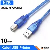 NYK Kabel Data USB 2.0 for Printer 10M