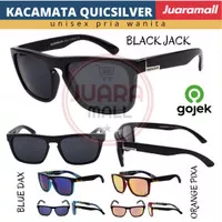 KACAMATA QUICKSILVER PRIA WANITA HITAM QUICKSILVER BLACK MATE ORIGINAL