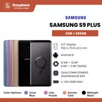 SAMSUNG GALAXY S9 Plus 6/256 GB GARANSI RESMI SEIN