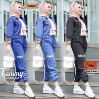 NEW TAMMY JACKET SET JEANS SETELAN CELANA PANJANG MODIS KEKINIAN