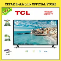 TCL LED TV 40 inch FULL Hd 40D3000B Dolby audio USB HDMI