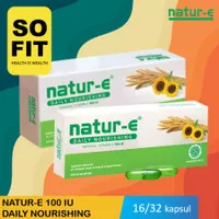 Natur-E 100 IU Suplemen Kulit isi 16 - 32 Kapsul / NATUR E / Vitamin E