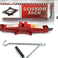 Dongkrak Jembatan Mobil 1 Ton Scissor Jack 1T Alat Press