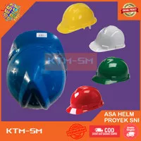 Helm Proyek / Helm Safety Murah - Kuning Merah Biru Hijau Putih MURAH
