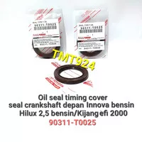 Oil seal timing cover,seal crankshaft depan innova bensin/Hilux bensin