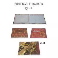 BUKU TAMU MOTIF ELIKA / GUEST BOOK / WEDDING BOOK ELIKA