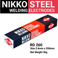 Kawat Las Nikko Steel RD260 Welding Electrodes 2,6mm - 1pack isi 5kg