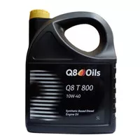 Oli Q8 T800 10W40 10W-40 CI-4 Sinthetic Base Diesel Engine Oil 5 Ltr