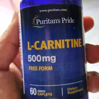 Puritan Pride L Carnitine 500mg 60caps suplemen jantung kesuburan diet