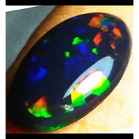 Kalimaya Banten BLACK OPAL solid kembang ruhay bonus ring