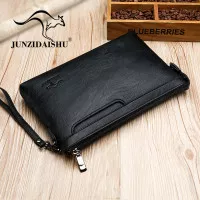 Junzidaishu Dompet Clutch Kulit Import Pria Fashion Handbag