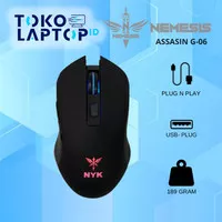 NYK Nemesis G-06 / G06 Assasin Wired Gaming Mouse LED LIghting