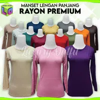 Manset Baju KERAH ONECK RAYON Premium Super PRT 1 Manset muslim Wanita