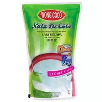 WONG COCO SARI KELAPA NATA DE COCO LECI / LYCHEE 360 GRAM