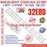 BACKLIGHT TV LED COOCAA 32 INC 32E8D LAMPU BL 10K COCA KOKA COKA 3V IN