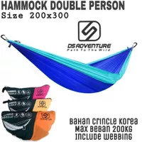 Hammock Double Ds Adventure Jumbo Full Bartex - Ayunan Gantung Dewasa