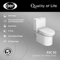 AER Kloset Duduk Smart Washer Siphonic ESC 03