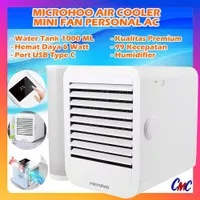 Microhoo Air Cooler Mini Fan Personal AC Kipas Angin Portable Meja