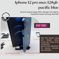 Iphone 12 pro max 128gb pacific blue second mulus terawat