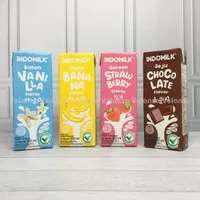 Susu UHT Indomilk 190 ml Rasa Vanila/Coklat/Strawberry 1 Karton Isi 30