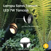 Lampu Sorot Taman LED 7w 7 watt / Lampu COB Sorot Taman Lukisan Tancap