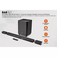 JBL Cinema Bar 5.1 4K Ultra HD Soundbar Speaker System 5.1 Channel