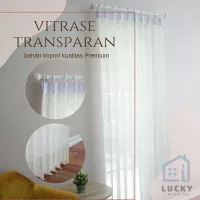 Vitrase Gorden Transparan/ gorden custom