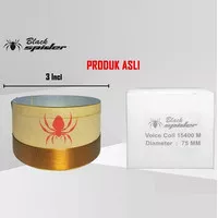 Spull / Voice Coil / Spool Speaker 15 Inch Black Spider 15400 M 75mm