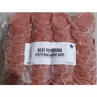 ENDURA BEEF PEPPERONI 500 GR - DAGING SAPI TOPPING PIZZA HALAL FROZEN