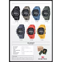 Jam tangan pria digitec outdoor DS-8100T ANTI AIR original DS 8100T