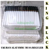 SELONGSONG KING BLACK UKURAN ALAT INJECTOR 6,5MM & 8MM ISI 100 PCS