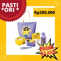 kotak bekal makan microwave cosmo lady tupperware bekal lunch box set