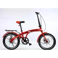 Sepeda Lipat Evergreen 20 Inch Single Speed Hi Ten Steel Garansi SNI