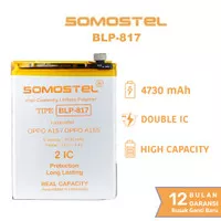 Somostel - BLP817 Oppo A15 / A15S Batre Batrai Baterai