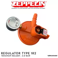 ZPL Regulator Zeppelin High Pressure HP 181A + Meter kepala gas