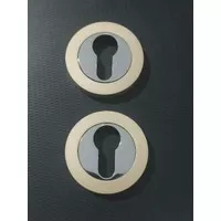 Ring Cup Silinder Pintu Stainless/Tutup Kunci Pintu Rumah Bulat