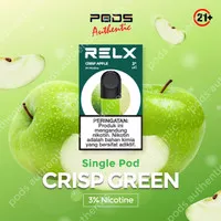 RELX Infinity Pod - Crisp Green / Apple. 1 Pack Isi 2 Pods